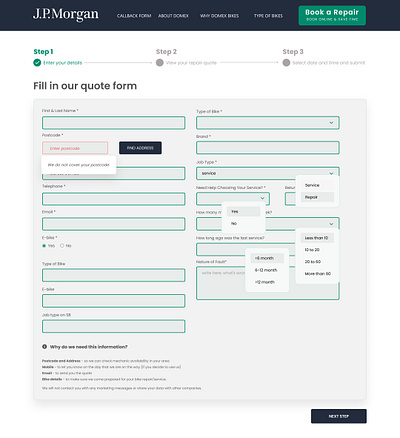 Repair Dashboard Design dashboard design ui ui design uiux ux website design