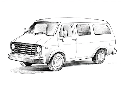 Classic Van Sketch Drawing car concept car sketch car van drawing car van sketch cartoonsaz classic car design classic car sketch classic van concept concept art design graphic design illustration pencil sketch sketch sketch design sketch van van drawing van illustration van sketch