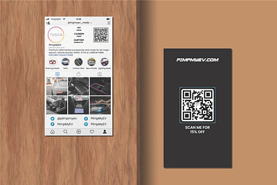 Turn Your Instagram Profile into a Professional Business Card creative business card