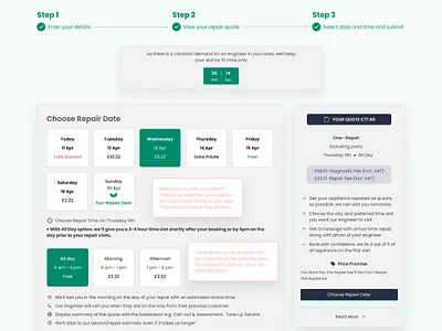 Repair Dashboard Design dashboard design ui ui design uiux ux website design