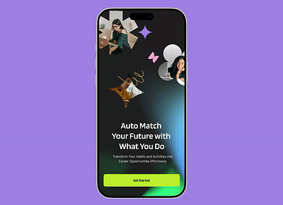 AI-Powered Career Matching & Skill Develop app design