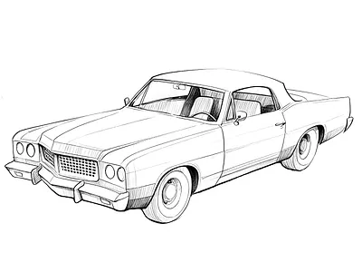 Vintage Car Pencil Sketch Illustration car drawing car sketch drawing cartoon cartoonsaz classic car design classic car drawing concept concept art design graphic design illustration pencil sketch sketch sketch car sketch design sketch style vintage vintage car vintage car illustration