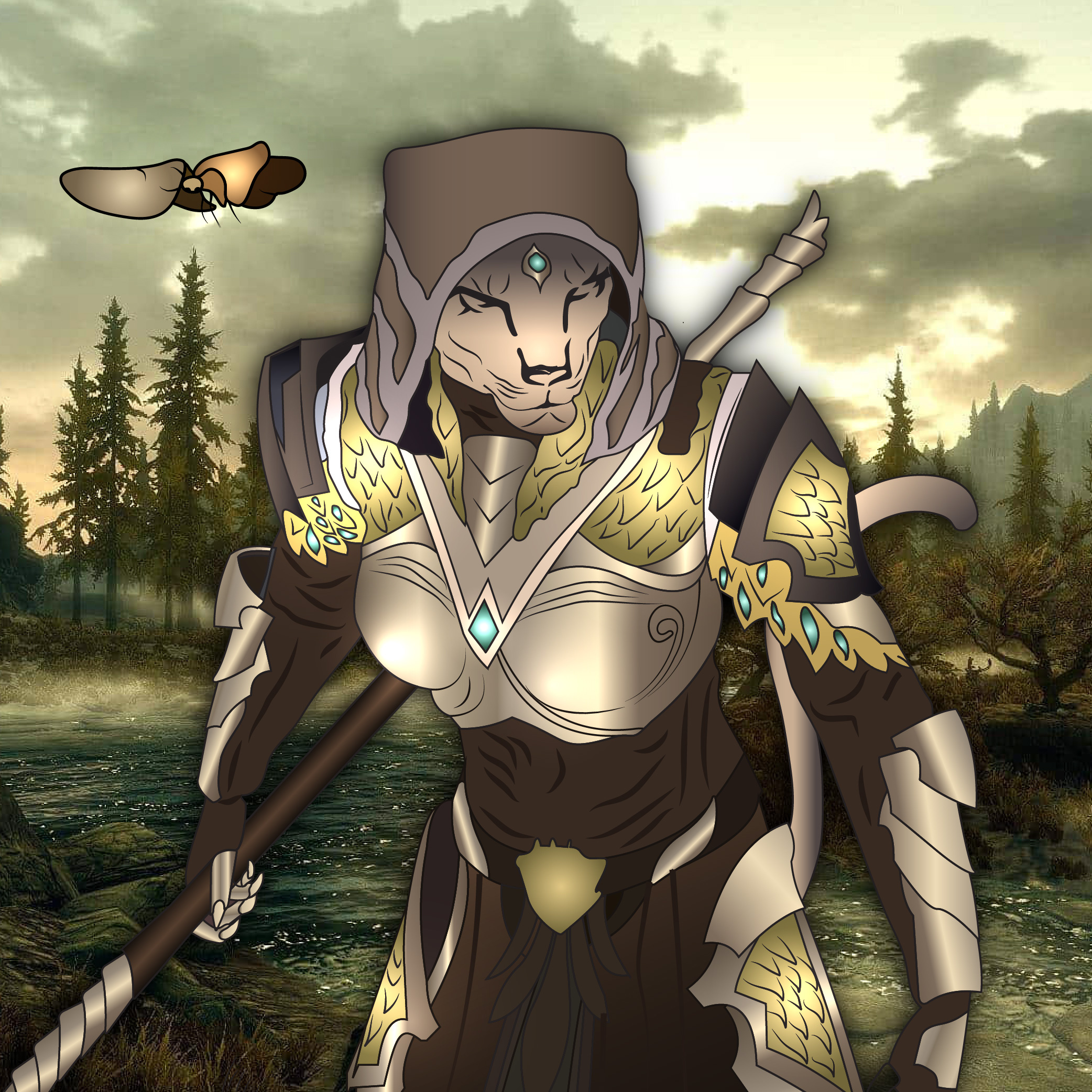 Example of 2 D Gaming Character Vector Illustration