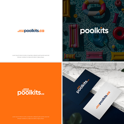 Logo Design - Poolkits brand brand and identity branding graphic design illustrator logo logo design logofolio pool professional vector