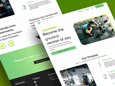 Personal Training Homepage/Landing Page coaching fitness homepage landing landingpage personaltraining