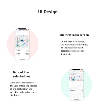 BusTrack app design bus tracking app mobile design ui design