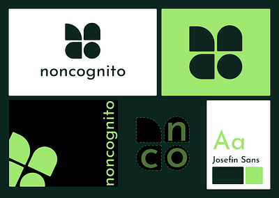 Noncognito agency branding design designmonday logo logodesign