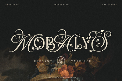 Mobalys Typeface design font fonts letteing typeface