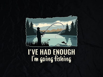 Fishing T-shirt Design | Fishing tee | Graphic t shirt design design fish fisherman fishing fishing shirts fishing t shirt fishing t shirt design fishing tee graphic design graphic t shirt graphic t shirt design print shirt design shirts fishing t shirt t shirt design tshirt tshirt design typography vector