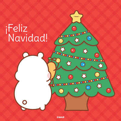 Navidad 2024 (1) character design cute graphic design illustration illustratormar kawaii luckythecuy