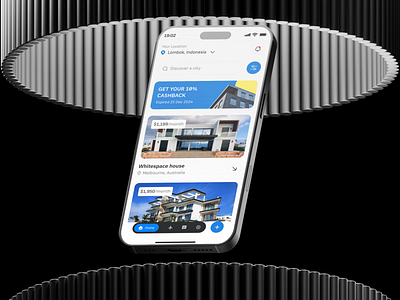 Hotel Booking App animation app appledesign augmented reality book clean clean ui design graphic design hotel hotelbookingapp hotelbookingsoftware ios search ui ux virtual reality