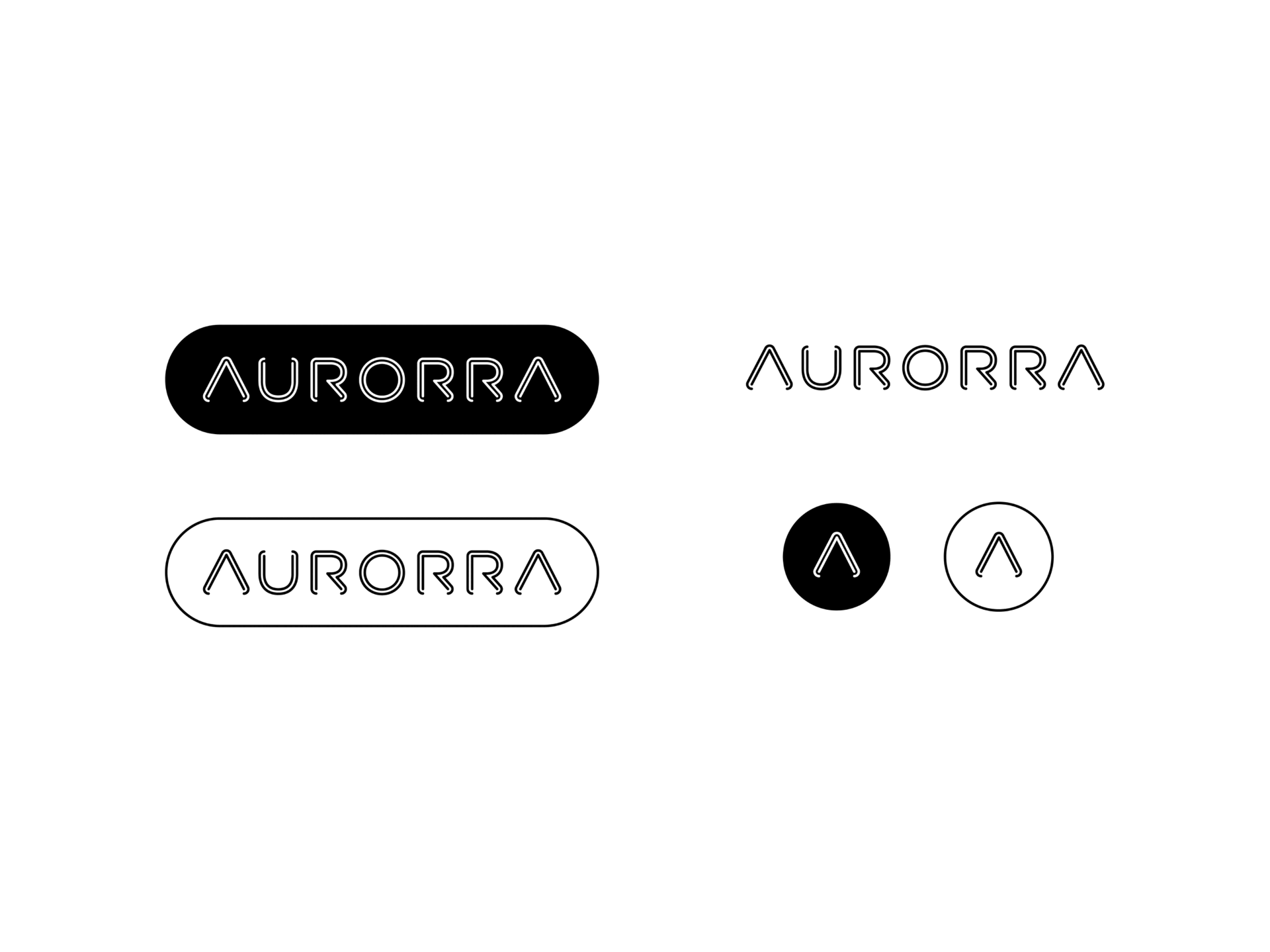 Aurorra By Arris: Logotype Branding Vol.1 brand identity branding footwear geometric graphic design insoles line lineart logo logo configuration logo design logomark logotype minimal logo minimalist logo monogram logo monoline simple logo sport logo visual identity