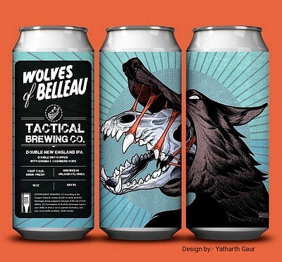 "Unleashing the Wild: Wolves of Belleau Can Design 🐺🍺" adobeillustrator animation app branding candesign design graphic design icon illustration logo logodesign minimal motion graphics packaging packagingdesign trending ui ux vector web