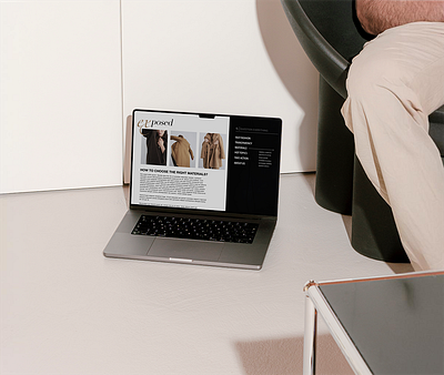 Exposed - slow-fashion web design blog branding fashion responsive web slow fashion uiux web design website