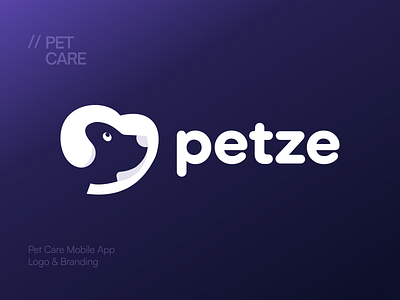 Pet Care Logo & Branding Design animal logo brand identity branding branding design clean logo design heart logo design logo logo design logo for app logo for startups logo inspiration logo mark logotype minimal logo modern logo modern logo design pet branding pet business branding pet care logo unique logo design