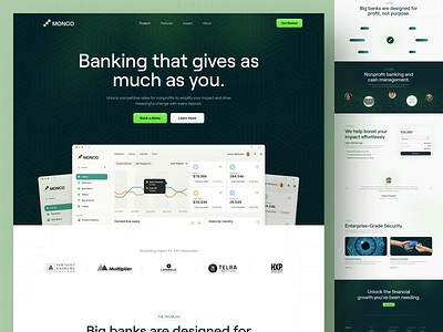 Finance Management Website banking account bankingsolutions cash management finance design finance management financial services fintech landing page mobile banking nonprofit finance online banking personal finance saas startupgrowth ui uiux uiux design agency web design website