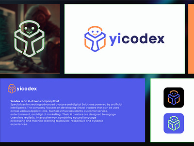 Yicodex "Modern Logo design ai logo avatar box box carton logo branding coding coding logo creative logo design design icon logo logo branding logo design logo designer logo mark logo type modern logo design tech technology y letter