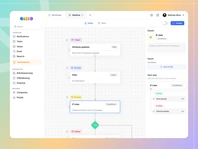 Data Automation Tool algorithm data automation details develop development tool web app