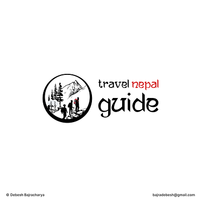 ✨ Logo Reveal: TravelNepal.Guide – Embark on a Visual Journey! brandidentity designinspiration explorenepal logo logoreveal nepaltourism travelbranding travellogo