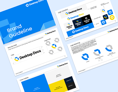 Desktop Docs Brand Guideline brand guidelines branding graphic design logo logo design