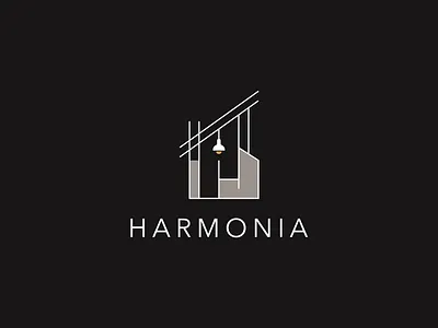 HARMONIA LOGO | MINIMALIST LOGO | LOGO DESIGN harmonia harmonia logo interior design logo interiordesignlogo logo design minimalist logo minimalistlogo modern design moderndesign professional logo professionallogo