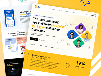 Job Finder Website UI/UX Design career growth career platform find website hiring platform job board job finder website job hunting job market website job portal job search website landing page minimal design modern ui modren website recruiter platform ui uiux uiux design web design website