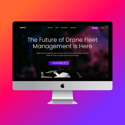 Fleet Management for Drones graphic design typography ui uiux ux