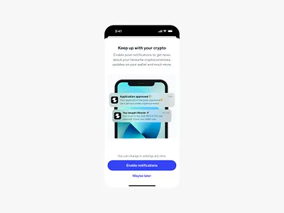 Zipmex — Notifications permission crypto mobile app notification permission notifications