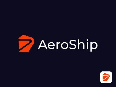 AeroShip - Delivery Logo, Logistics Company Logo arrow brand identity branding company logo courier delivery delivery app logo delivery company delivery service logo logistics logistics company logistics logo logo design minimal modern logo packing ride logo shipping transportation logo