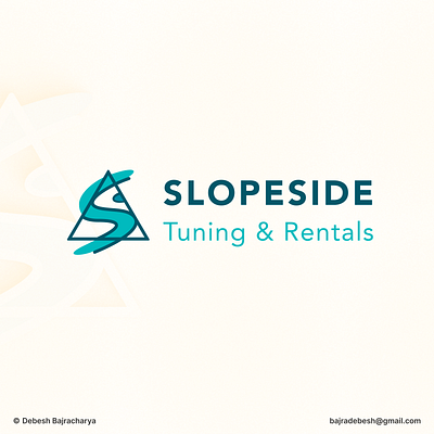 Logo Design for SLOPESIDE – Ski & Snowboard Rentals in Snowmass adventuredesign alpinedesign brandidentity designinspiration logodesign outdoorlogo skirental slopeside wintersports