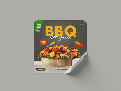 BBQ Hot Grill Feast – A Mouthwatering Design for Food Lovers food graphics