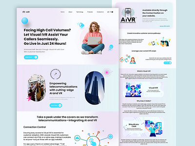 AiVr Template Design template uidesign website design