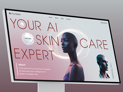 NuraSkin – Your AI Skincare Expert Website Design aiinbeauty beautytech cleanui creativedesign designdaily designportfolio designwithpurpose dribbbleshowcase landingpagedesign minimaldesign modernaesthetics responsivedesign skincaredesign skincarewebsite uiuxcasestudy uiuxdesign userexperiencedesign webdesign websiteinspiration webui