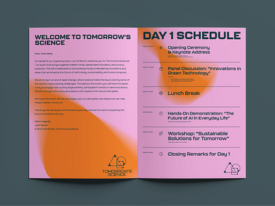 BOOKLET FOR SCIENCE CONFERENCE booklet brand identity brand identity design branding brochure conference design event flyer graphic design logo logo design science conference science event science fai stationary