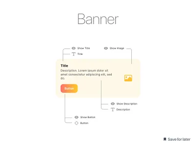 Banner appearance modal modern pop up product design ui design ui library