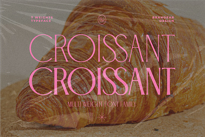 Croissant Serif font design font fontdesign graphic design logo typedesign typeface typography