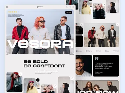 Fashion E-Commerce Website Landing Page 2025 anik app design branding clean design e commerce fashion landing page landing page design trend design trending ui ux web design website