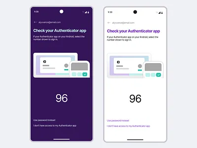 2FA Verification Screen - Clean UI Design | Light & Dark Mode 2fa 2fa screen 2fapage authenticator darkmode lightmode mobile phone security ui