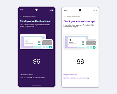2FA Verification Screen - Clean UI Design | Light & Dark Mode 2fa 2fa screen 2fapage authenticator darkmode lightmode mobile phone security ui