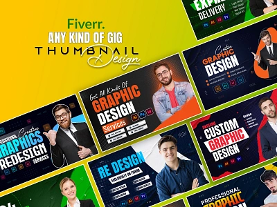 Fiverr Gig Thumbnail For Any Kind of Graphic Design Services branding fiverr gig fiverr gig cover fiverr gig image fiverr gig picture fiverr gig thumbnail gig image gig image design gig thumbnail gig thumbnail design graphic design