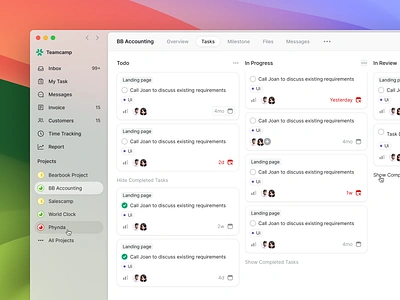 🌟 Seamless Project Management, Now on Your Desktop! app dashboard ui ux web