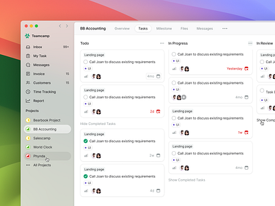 🌟 Seamless Project Management, Now on Your Desktop! app dashboard ui ux web