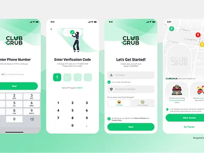 Food app Onboarding food ordering app onboarding redesign ui ux