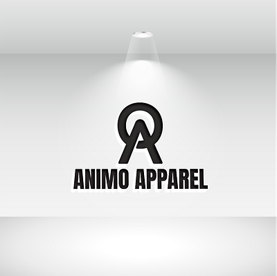 Logo for Animo Apparel branding design graphic design logo