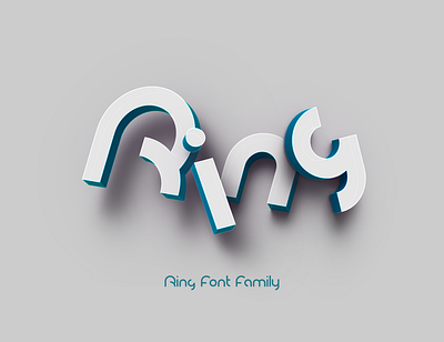 Ring - Really Circular Typeface romanesque