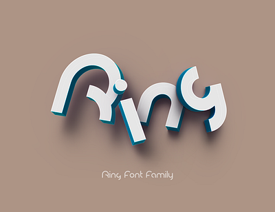 Ring - Really Circular Typeface romanesque