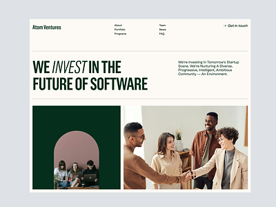 Venture Capital Website for SaaS app b2b design saas ui ui ux ui design uidesign ux