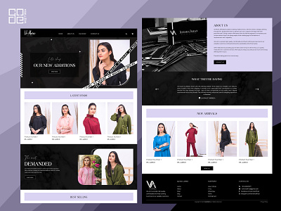 Fashion & E-commerce Website design ecommerce fashion figma graphic design photoshop ui ux web design web development wordpress