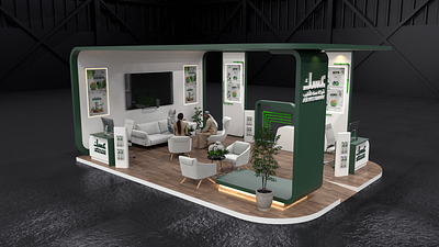 ASAK EXHIBITION STAND 3d booth branding design event exehibition exhibition exterior illustration ui