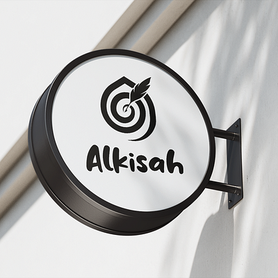 Logo for Alkisah Apparel apparel branding design graphic design logo logo de